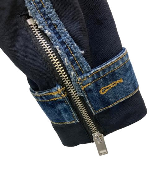 DIESEL（ディーゼル）DIESEL (ディーゼル) デニムジャケット ブラック サイズ:Sの古着・服飾アイテム