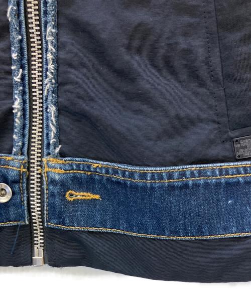 DIESEL（ディーゼル）DIESEL (ディーゼル) デニムジャケット ブラック サイズ:Sの古着・服飾アイテム