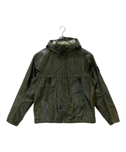 STONE ISLAND（ストーンアイランド）STONE ISLAND (ストーンアイランド) ジップジャケット 11SS HEAT REACTIVE グリーン サイズ:Lの古着・服飾アイテム