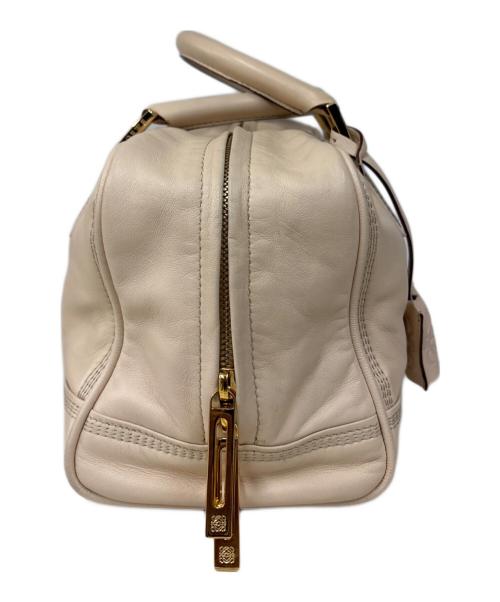 LOEWE（ロエベ）LOEWE (ロエベ) ハンドバッグ　アマソナ28 ベージュの古着・服飾アイテム