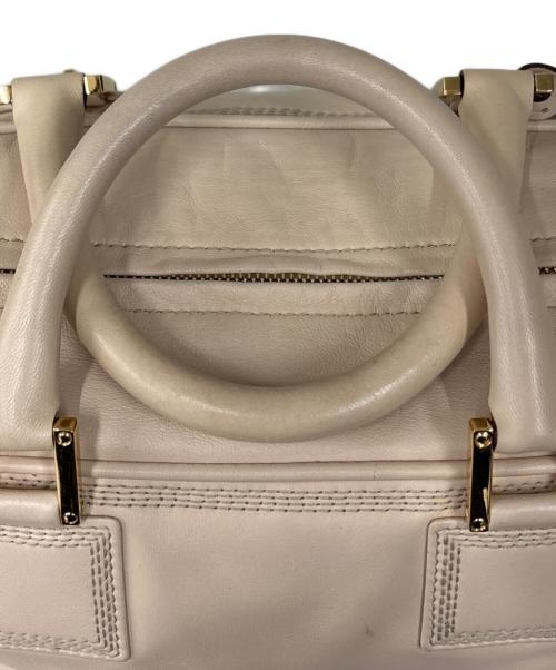 LOEWE（ロエベ）LOEWE (ロエベ) ハンドバッグ　アマソナ28 ベージュの古着・服飾アイテム