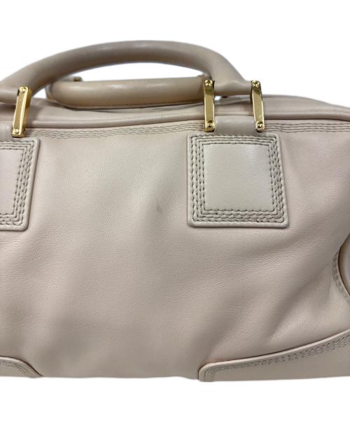 LOEWE（ロエベ）LOEWE (ロエベ) ハンドバッグ　アマソナ28 ベージュの古着・服飾アイテム