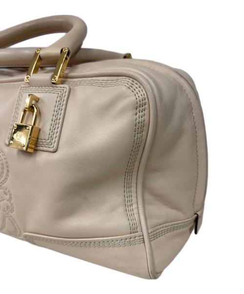 LOEWE（ロエベ）LOEWE (ロエベ) ハンドバッグ　アマソナ28 ベージュの古着・服飾アイテム