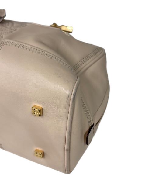 LOEWE（ロエベ）LOEWE (ロエベ) ハンドバッグ　アマソナ28 ベージュの古着・服飾アイテム