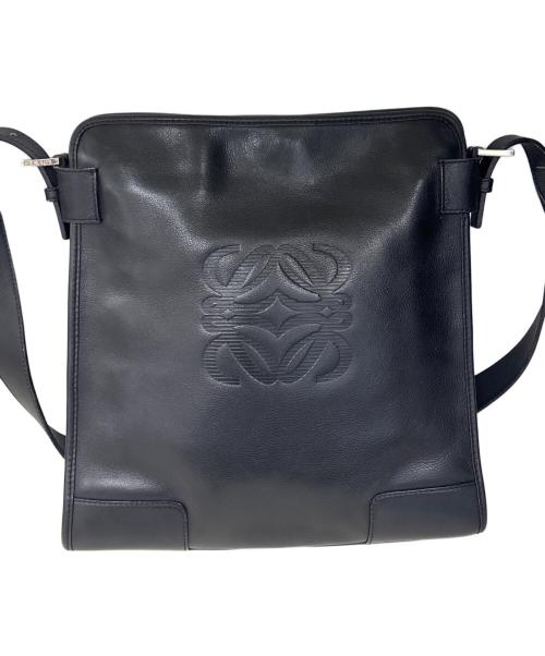 LOEWE（ロエベ）LOEWE (ロエベ) ショルダーバッグ　アナグラム ブラックの古着・服飾アイテム