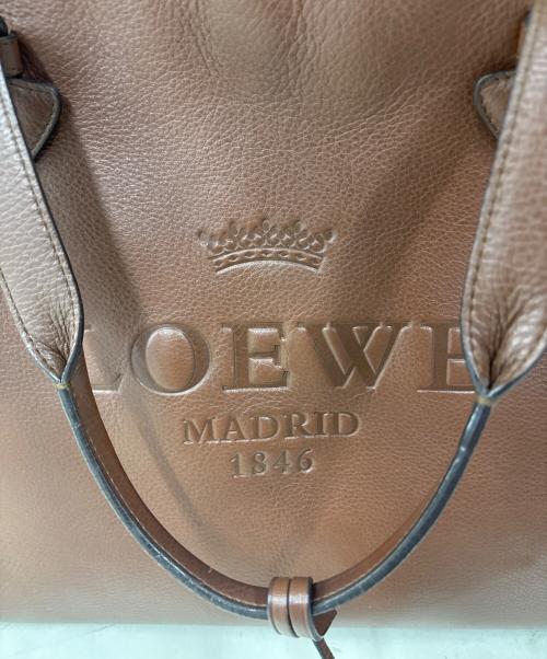 LOEWE（ロエベ）LOEWE (ロエベ) トートバッグ　ヘリテージ ブラウンの古着・服飾アイテム