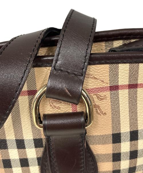 BURBERRY（バーバリー）BURBERRY (バーバリー) トートバッグ　ノバチェック ベージュの古着・服飾アイテム