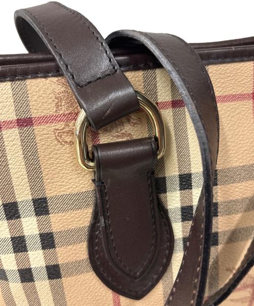 BURBERRY（バーバリー）BURBERRY (バーバリー) トートバッグ　ノバチェック ベージュの古着・服飾アイテム