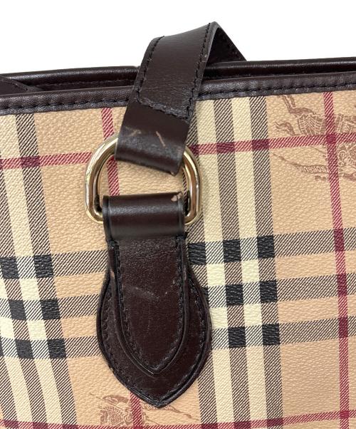 BURBERRY（バーバリー）BURBERRY (バーバリー) トートバッグ　ノバチェック ベージュの古着・服飾アイテム
