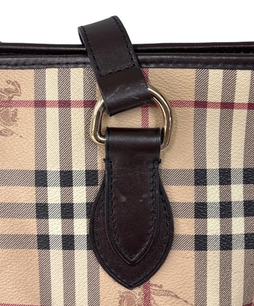BURBERRY（バーバリー）BURBERRY (バーバリー) トートバッグ　ノバチェック ベージュの古着・服飾アイテム