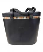 BURBERRYバーバリー）の古着「トートバッグ」｜ブラック