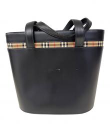 BURBERRY（バーバリー）の古着「トートバッグ」｜ブラック