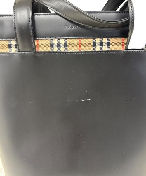 BURBERRY（バーバリー）BURBERRY (バーバリー) トートバッグ ブラックの古着・服飾アイテム
