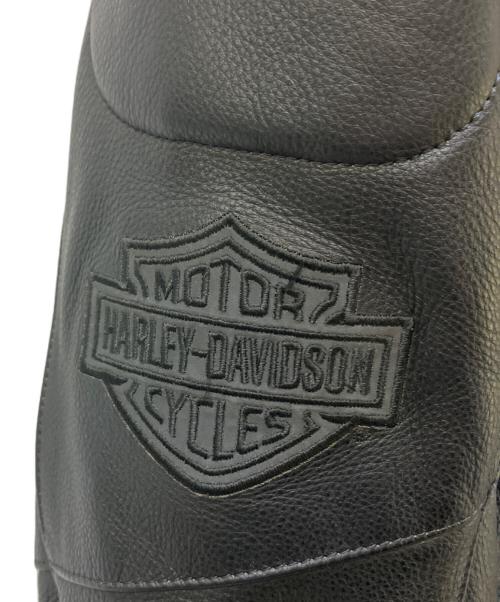HARLEY-DAVIDSON（ハーレーダビッドソン）HARLEY-DAVIDSON (ハーレーダビッドソン) シングルライダースジャケット ブラック サイズ:Lの古着・服飾アイテム