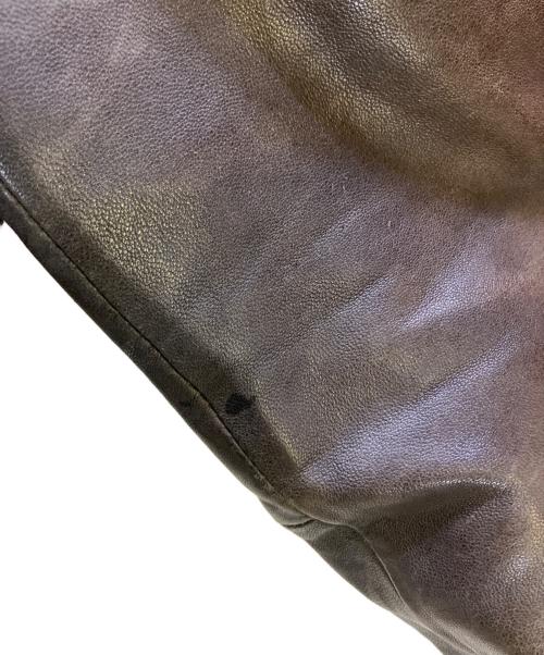 BURBERRY BLACK LABEL（バーバリーブラックレーベル）BURBERRY BLACK LABEL (バーバリーブラックレーベル) レザージャケット ブラウン サイズ:Mの古着・服飾アイテム