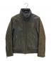 BURBERRY BLACK LABEL（バーバリーブラックレーベル）の古着「レザージャケット」｜ブラウン