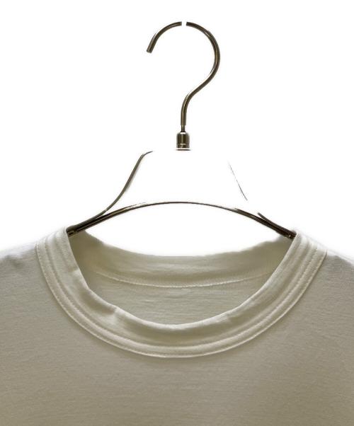 sacai（サカイ）sacai (サカイ) サイドプリーツTシャツ ホワイト サイズ:2の古着・服飾アイテム