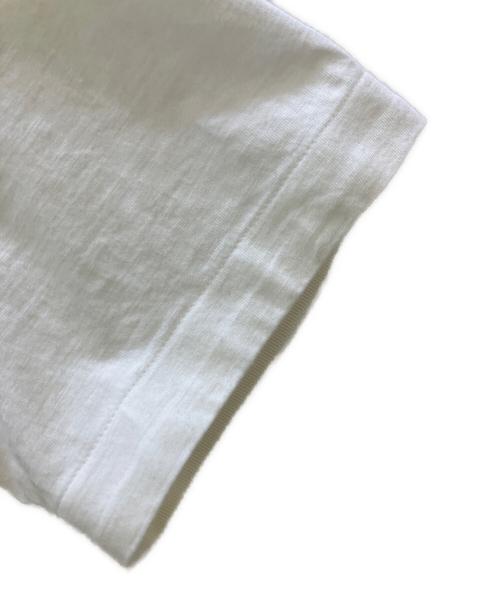 sacai（サカイ）sacai (サカイ) サイドプリーツTシャツ ホワイト サイズ:2の古着・服飾アイテム