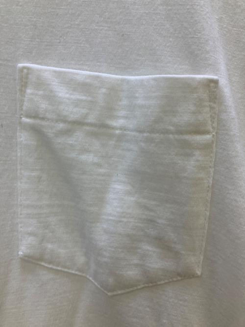 sacai（サカイ）sacai (サカイ) サイドプリーツTシャツ ホワイト サイズ:2の古着・服飾アイテム