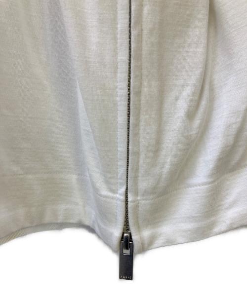 sacai（サカイ）sacai (サカイ) サイドプリーツTシャツ ホワイト サイズ:2の古着・服飾アイテム
