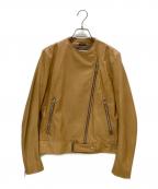 Maison Margielaメゾンマルジェラ）の古着「レザージャケット」｜キャメル