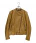 Maison Margiela（メゾンマルジェラ）の古着「レザージャケット」｜キャメル