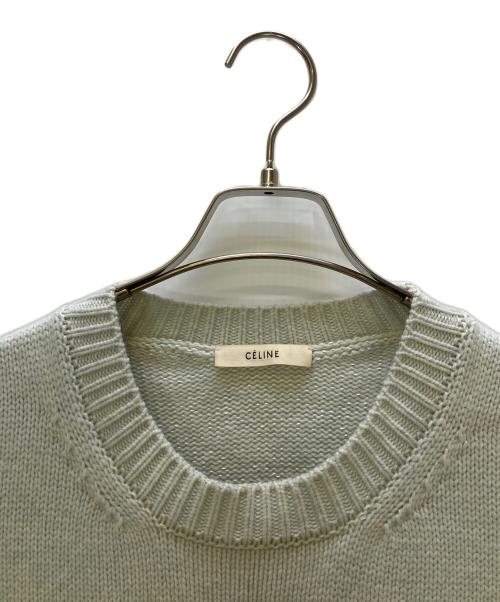 CELINE（セリーヌ）CELINE (セリーヌ) カシミヤチャンキーニット スカイブルー サイズ:XSの古着・服飾アイテム