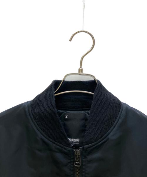 NEIGHBORHOOD（ネイバーフッド）NEIGHBORHOOD (ネイバーフッド) MA-1ジャケット ブラック サイズ:2の古着・服飾アイテム