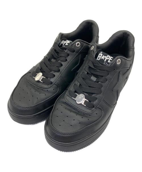 BAPESTA（ベイプスタ）BAPESTA (ベイプスタ) ローカットスニーカー ブラック サイズ:26.5の古着・服飾アイテム