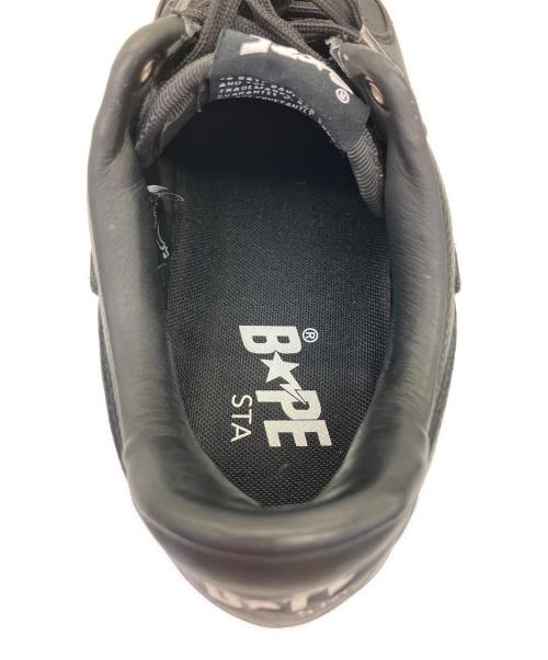 BAPESTA（ベイプスタ）BAPESTA (ベイプスタ) ローカットスニーカー ブラック サイズ:26.5の古着・服飾アイテム