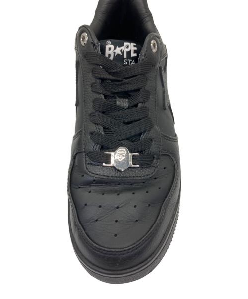 BAPESTA（ベイプスタ）BAPESTA (ベイプスタ) ローカットスニーカー ブラック サイズ:26.5の古着・服飾アイテム