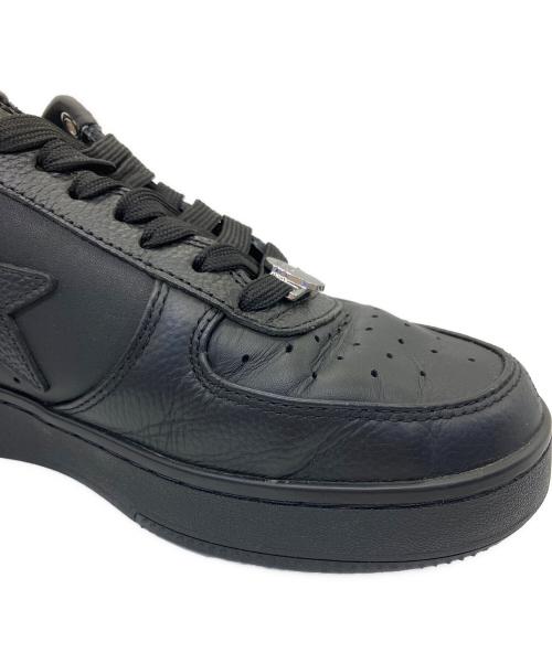 BAPESTA（ベイプスタ）BAPESTA (ベイプスタ) ローカットスニーカー ブラック サイズ:26.5の古着・服飾アイテム