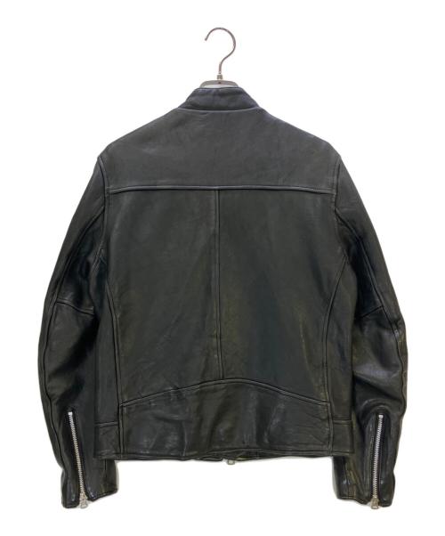 Schott（ショット）Schott (ショット) ダブルブレストライダースジャケット ブラック サイズ:Sの古着・服飾アイテム