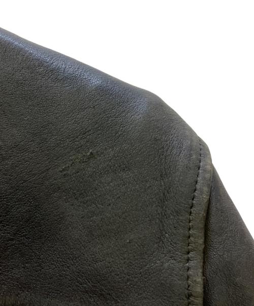 Schott（ショット）Schott (ショット) ダブルブレストライダースジャケット ブラック サイズ:Sの古着・服飾アイテム