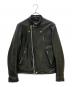 Schott（ショット）の古着「ダブルブレストライダースジャケット」｜ブラック