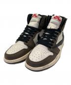 NIKE×Travis Scottナイキ×トラヴィススコット）の古着「ミッドカットスニーカー」｜オリーブ
