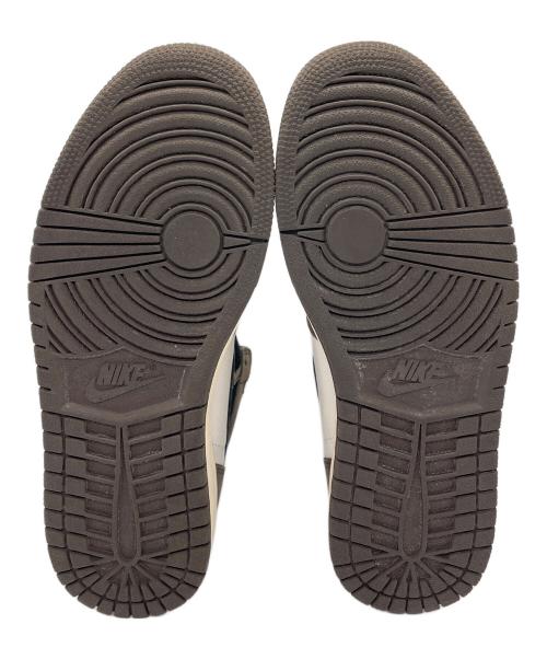 NIKE（ナイキ）NIKE (ナイキ) TRAVIS SCOTT (トラヴィススコット) ミッドカットスニーカー オリーブ サイズ:25cmの古着・服飾アイテム