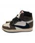NIKE (ナイキ) TRAVIS SCOTT (トラヴィススコット) ミッドカットスニーカー オリーブ サイズ:25cm：70000円