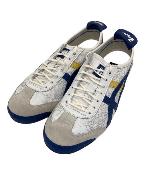 Onitsuka Tiger（オニツカタイガー）Onitsuka Tiger (オニツカタイガー) ローカットスニーカー　ストリートファイターV アーケードエディション ホワイト×ブルー サイズ:25.5の古着・服飾アイテム