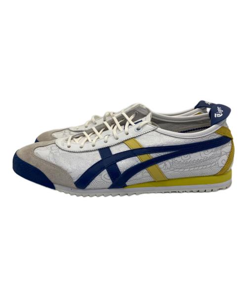 Onitsuka Tiger（オニツカタイガー）Onitsuka Tiger (オニツカタイガー) ローカットスニーカー　ストリートファイターV アーケードエディション ホワイト×ブルー サイズ:25.5の古着・服飾アイテム