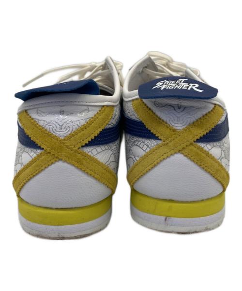 Onitsuka Tiger（オニツカタイガー）Onitsuka Tiger (オニツカタイガー) ローカットスニーカー　ストリートファイターV アーケードエディション ホワイト×ブルー サイズ:25.5の古着・服飾アイテム