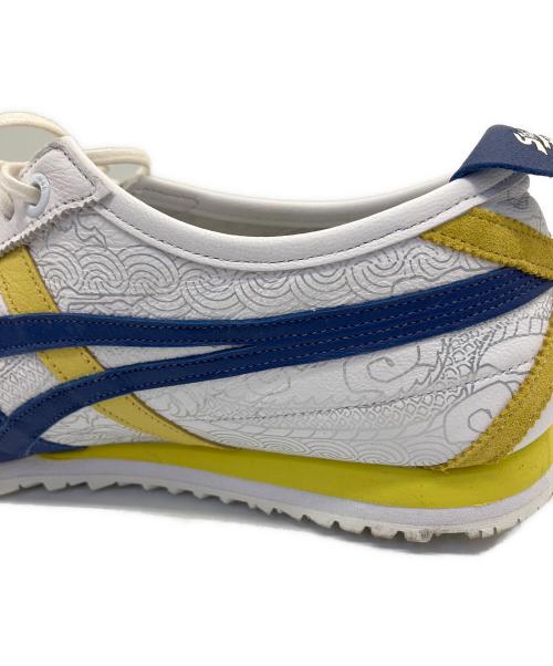 Onitsuka Tiger（オニツカタイガー）Onitsuka Tiger (オニツカタイガー) ローカットスニーカー　ストリートファイターV アーケードエディション ホワイト×ブルー サイズ:25.5の古着・服飾アイテム
