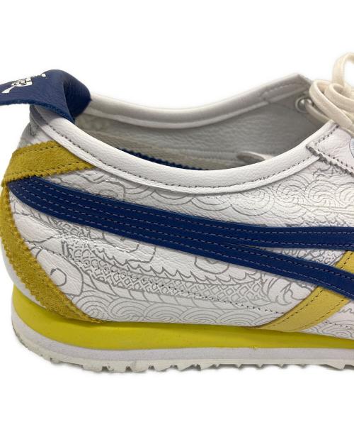 Onitsuka Tiger（オニツカタイガー）Onitsuka Tiger (オニツカタイガー) ローカットスニーカー　ストリートファイターV アーケードエディション ホワイト×ブルー サイズ:25.5の古着・服飾アイテム