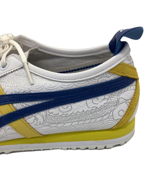 Onitsuka Tiger（オニツカタイガー）Onitsuka Tiger (オニツカタイガー) ローカットスニーカー　ストリートファイターV アーケードエディション ホワイト×ブルー サイズ:25.5の古着・服飾アイテム