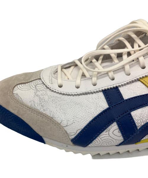 Onitsuka Tiger（オニツカタイガー）Onitsuka Tiger (オニツカタイガー) ローカットスニーカー　ストリートファイターV アーケードエディション ホワイト×ブルー サイズ:25.5の古着・服飾アイテム