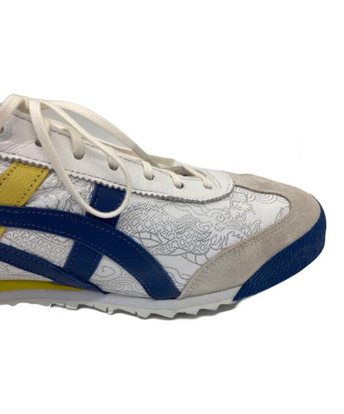 Onitsuka Tiger（オニツカタイガー）Onitsuka Tiger (オニツカタイガー) ローカットスニーカー　ストリートファイターV アーケードエディション ホワイト×ブルー サイズ:25.5の古着・服飾アイテム