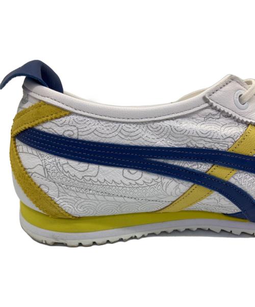 Onitsuka Tiger（オニツカタイガー）Onitsuka Tiger (オニツカタイガー) ローカットスニーカー　ストリートファイターV アーケードエディション ホワイト×ブルー サイズ:25.5の古着・服飾アイテム