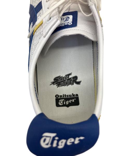 Onitsuka Tiger（オニツカタイガー）Onitsuka Tiger (オニツカタイガー) ローカットスニーカー　ストリートファイターV アーケードエディション ホワイト×ブルー サイズ:25.5の古着・服飾アイテム