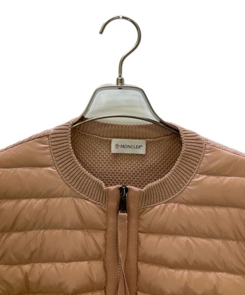 MONCLER（モンクレール）MONCLER (モンクレール) ジャケット MAGLIONE TRICOT ALLA COREANA ピンク サイズ:XSの古着・服飾アイテム