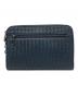 BOTTEGA VENETA (ボッテガベネタ) クラッチバッグ イントレチャート ネイビー：60000円